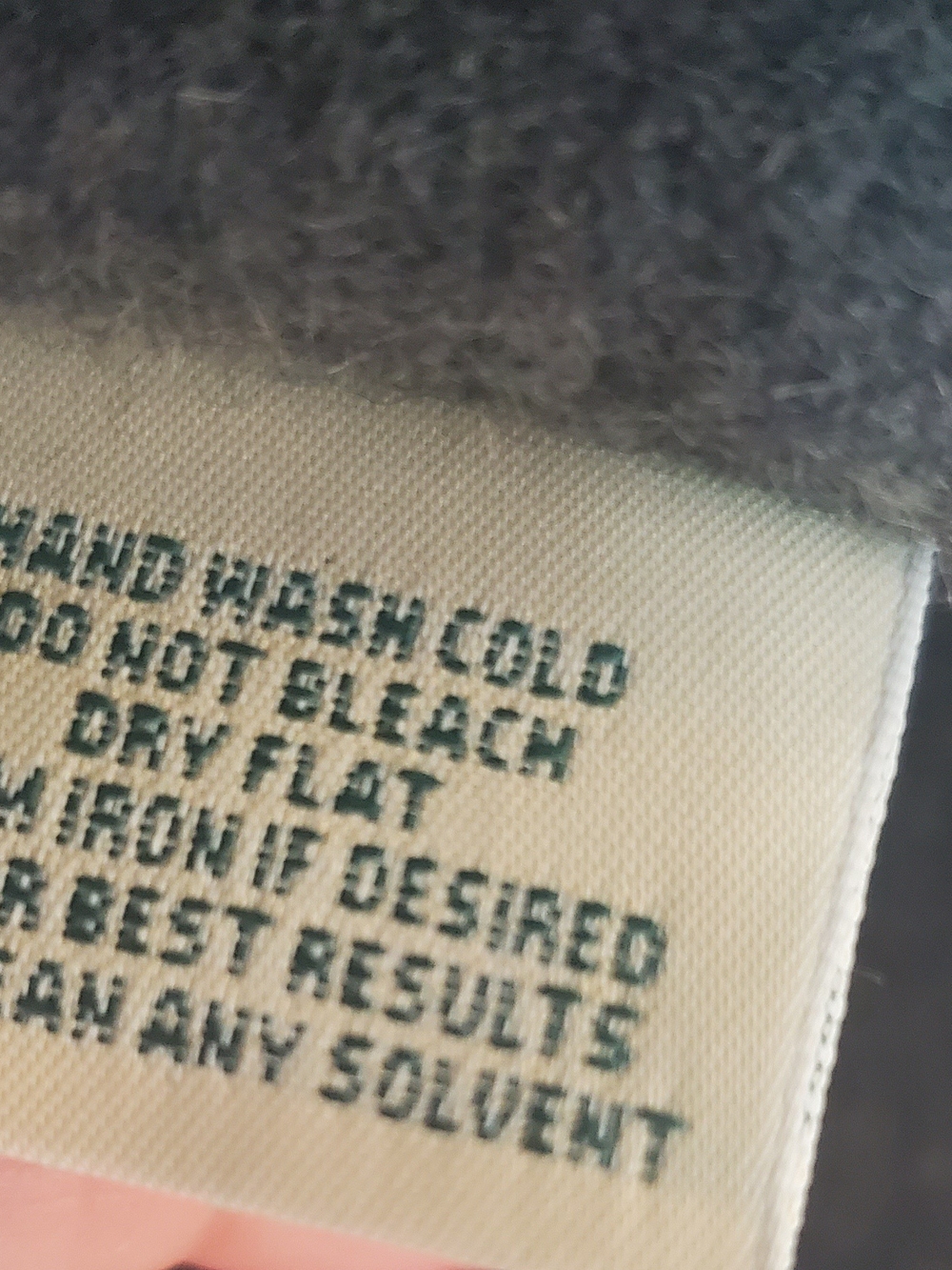 Vintage St. John’s Bay Wool Blend Shacket Cozy Gray M - Picture 6 of 6